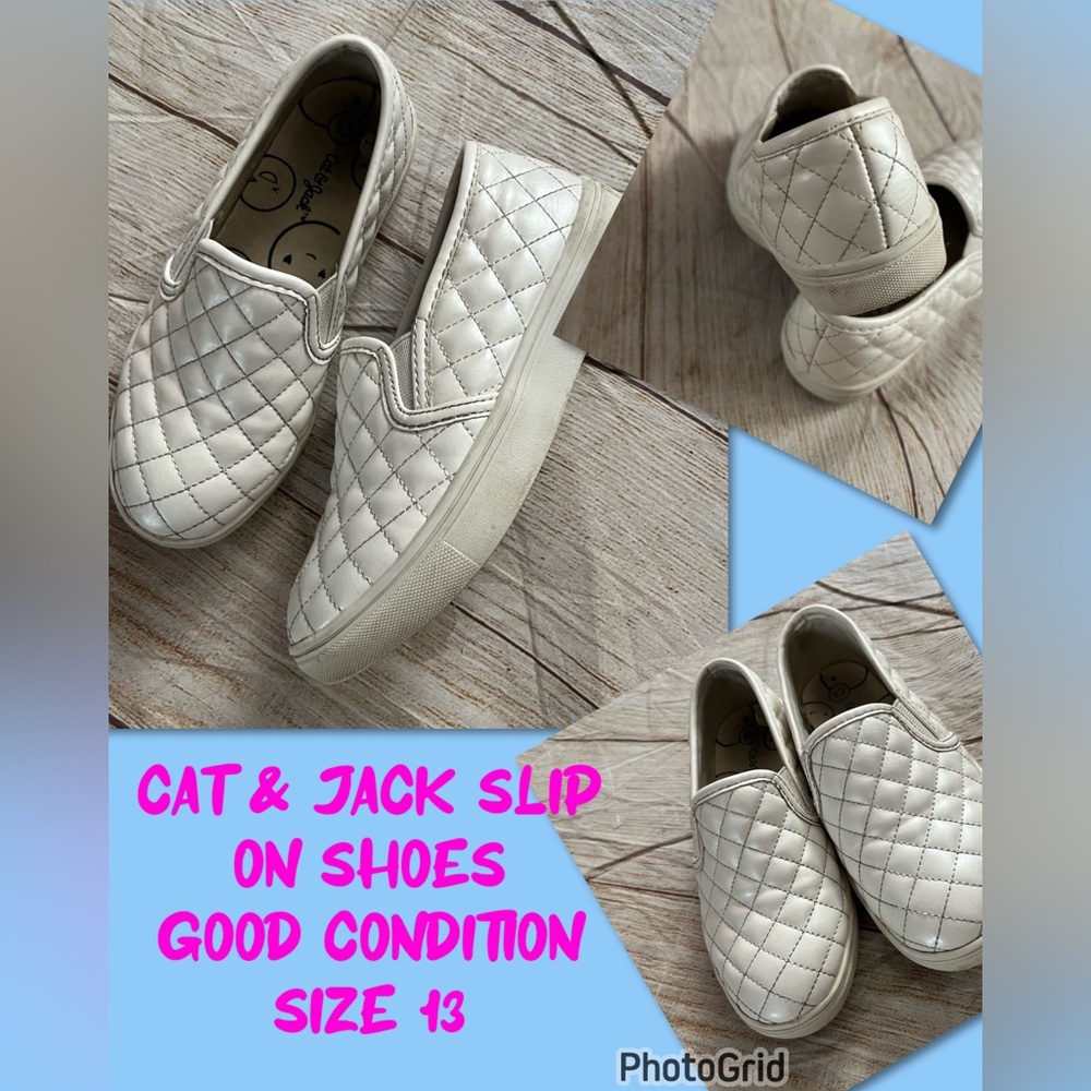 Cat & Jack Slip on Shoes - Youth size 13